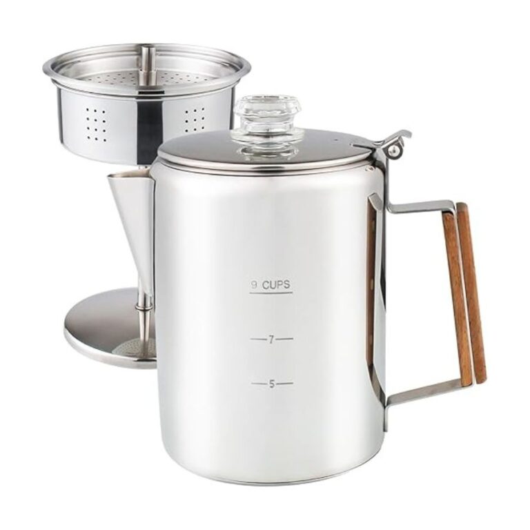 Double Wall Stainless Steel French Press Coffee Maker - 800ml