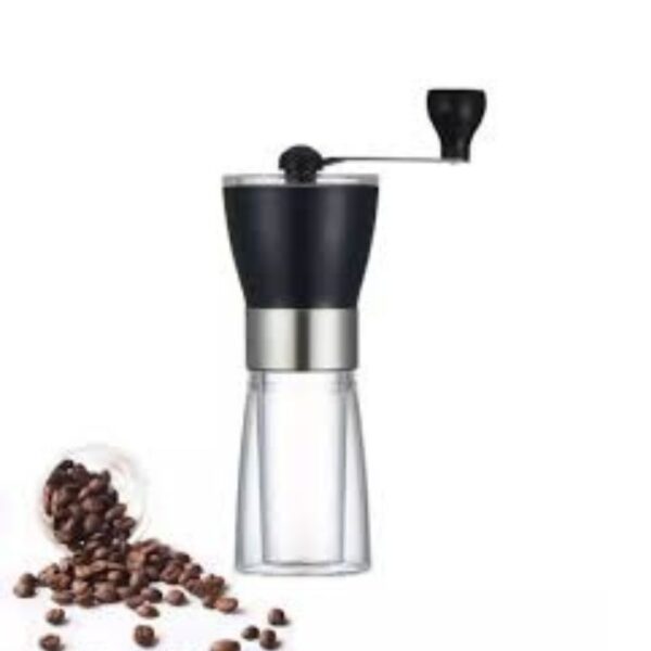 Manual Coffee Grinder with Ceramic Burr Core Portable Hand Grinder